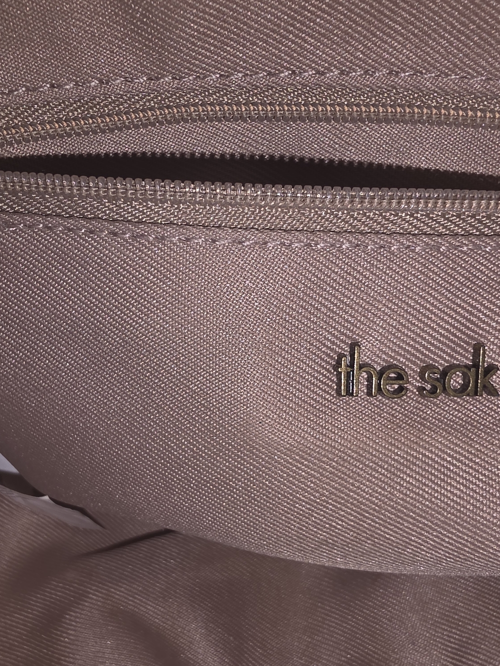 The Sak Cream Woven Crescent Crossbody - Picture 9 of 10